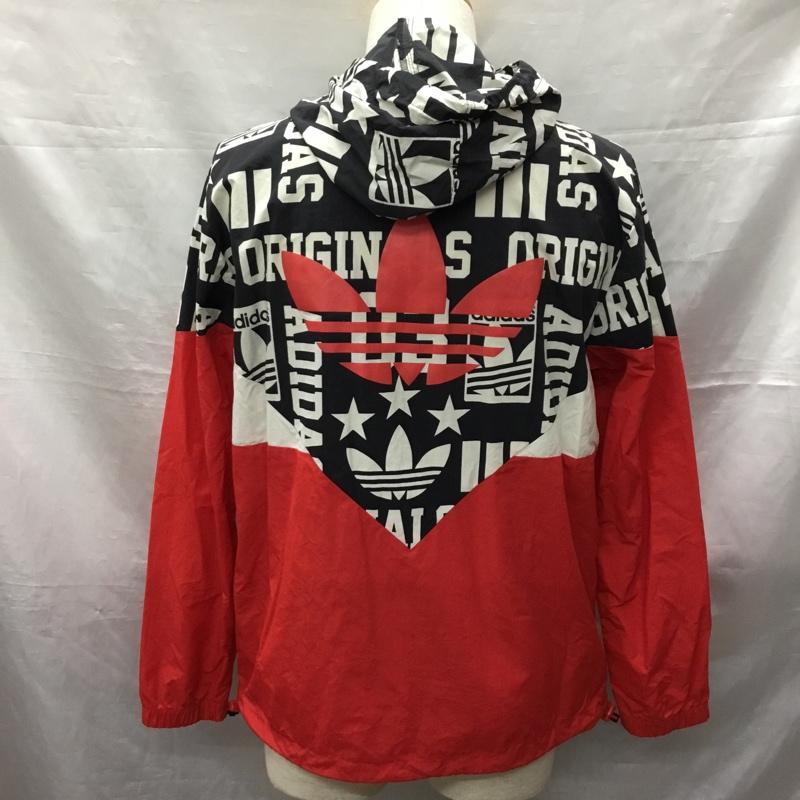 アディダスオリジナルス adidas originals ジャケット、上着 ジャンパー、ブルゾン ac0481 ColoradoWindbreakerJKT ジップアップパーカー ナイロンパーカー L ロゴ、文字 マルチカラー / マルチカラー /  メンズ USED 古着 中古 10121985