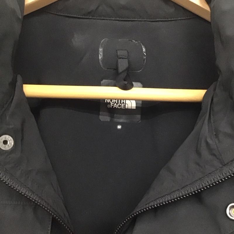 ザノースフェイス THE NORTH FACE ベスト ベスト np21306 ナイロンベスト ジップアップベスト アウター M ロゴ、文字 黒 / ブラック /  メンズ USED 古着 中古 10142875