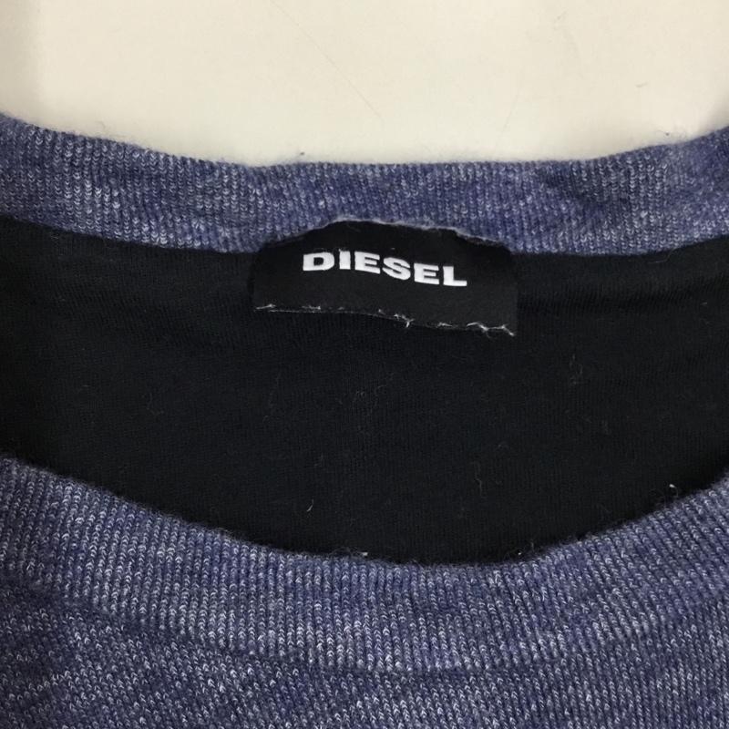 ディーゼル DIESEL カットソー 長袖 長袖カットソー クルーネックカットソー ロングスリーブカットソー 無地Tシャツ L 無地 インディゴ / インディゴ /  メンズ USED 古着 中古 10114157