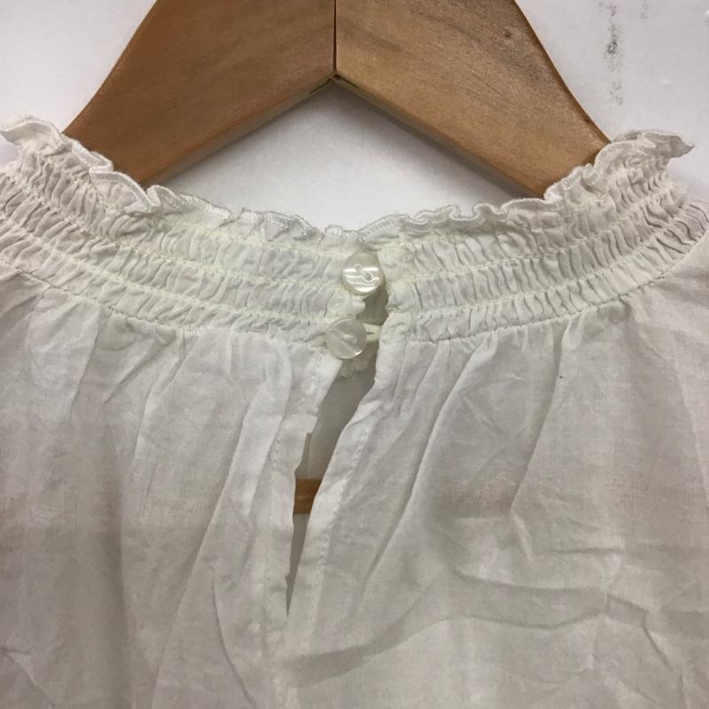 エヘカソポ ehka sopo カットソー 長袖 M 無地 白 / ホワイト /  レディース USED 古着 中古 10140391