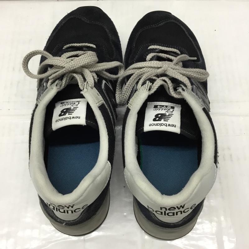 ニューバランス New Balance スニーカー スニーカー ML574EGK 27cm 27.0cm ロゴ、文字 紺 / ネイビー / X 灰 / グレー /  メンズ USED 古着 中古 10107584