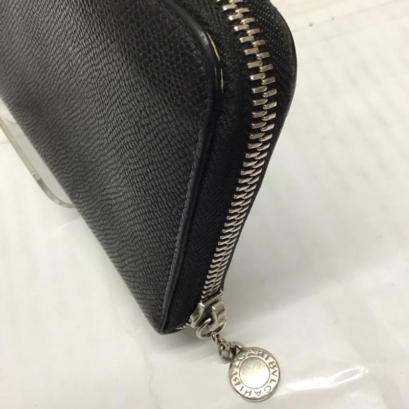 ブルガリ Bvlgari 財布 長財布 ラウンドファスナー 20886 無地 黒 / ブラック /  メンズ USED 古着 中古 10116982