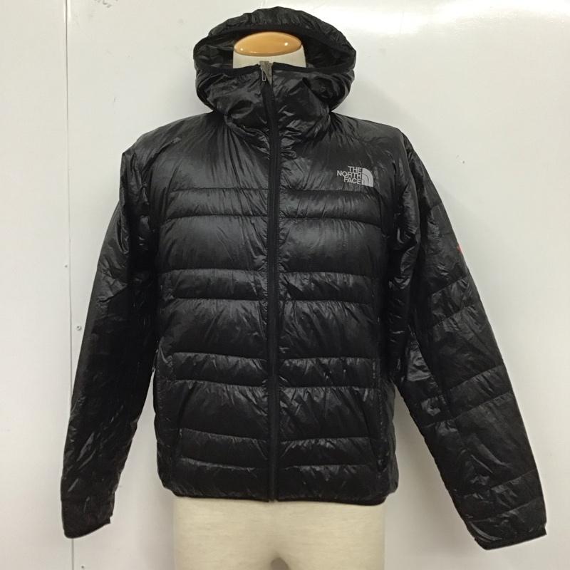 ザノースフェイス THE NORTH FACE ジャケット、上着 ジャンパー、ブルゾン nd18971 ライトヒートフーディー ジップアップジャケット アウター S ロゴ、文字 黒 / ブラック /  メンズ USED 古着 中古 10124830