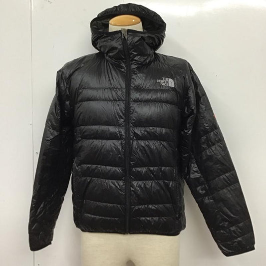 ザノースフェイス THE NORTH FACE ジャケット、上着 ジャンパー、ブルゾン nd18971 ライトヒートフーディー ジップアップジャケット アウター S ロゴ、文字 黒 / ブラック /  メンズ USED 古着 中古 10124830