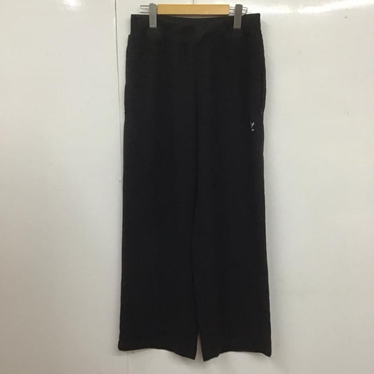 アディダス adidas ボトムス ボトムス BK5899 BELLBOTTOM PANT イージーパンツ L ロゴ、文字 黒 / ブラック /  レディース USED 古着 中古 10107362
