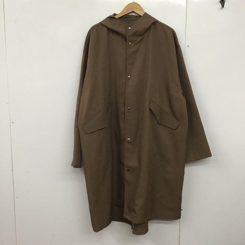 アイテムズ アーバンリサーチ ITEMS URBAN RESEARCH コート コート一般 IT34-17C007 ポリツイル モッズオーバーコート L 無地 茶 / ブラウン /  レディース USED 古着 中古 10142255