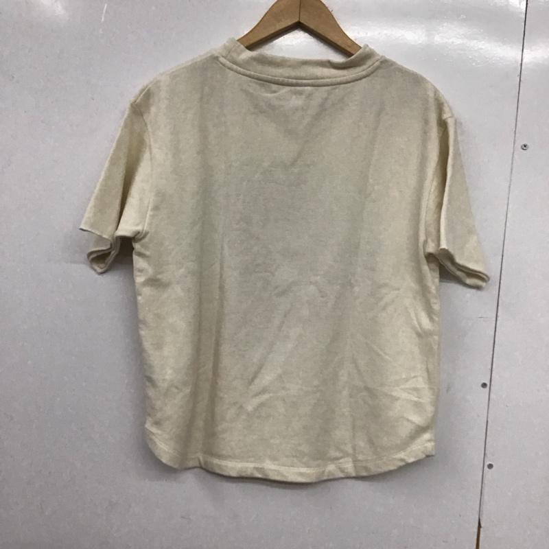 チャンピオン Campion Tシャツ 半袖 M プリント X ロゴ、文字 オフホワイト / オフホワイト /  レディース USED 古着 中古 10150863