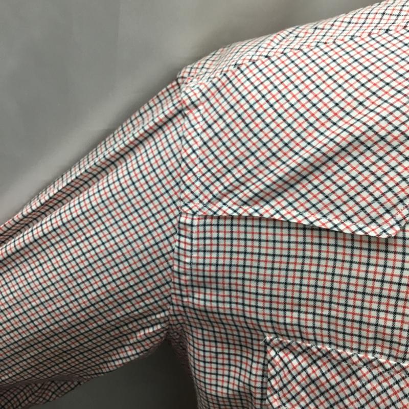 メゾンキツネ MAISON KITSUNE シャツ、ブラウス 長袖 長袖シャツ カラーシャツ ポケットシャツ 長袖カットソー チェックシャツ S チェック マルチカラー / マルチカラー /  メンズ USED 古着 中古 10117577