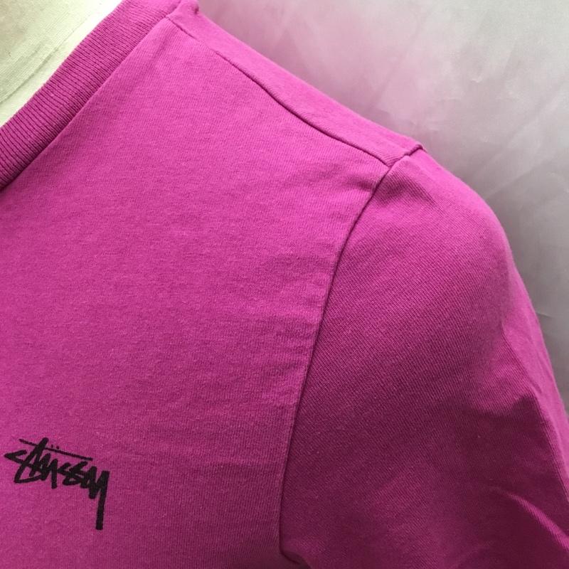 ステューシー STUSSY Tシャツ 半袖 XS ロゴ、文字 紫 / パープル /  メンズ USED 古着 中古 10113436