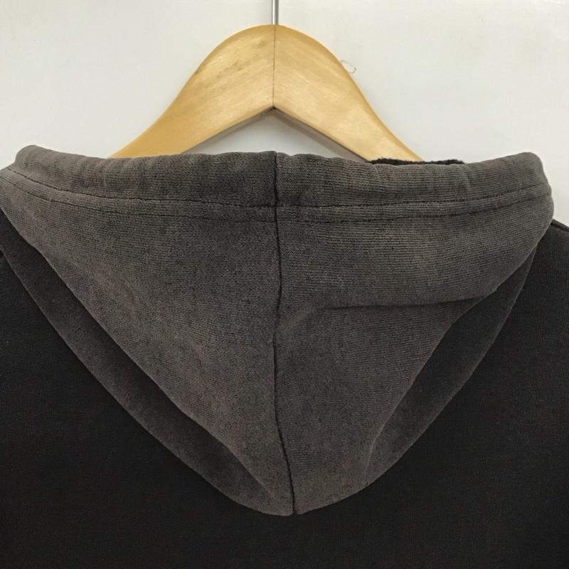 ナイキ NIKE パーカー 長袖 長袖パーカー プルオーバーパーカー スウェット 90s usa L 無地 ダークグレー / ダークグレー /  メンズ USED 古着 中古 10148708