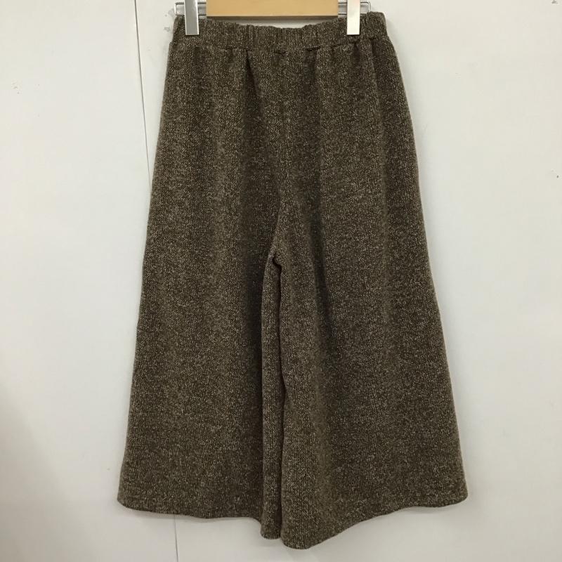 コエ koe パンツ ワークパンツ、ペインターパンツ ワイドパンツ カジュアルパンツ ガチョウパンツ FREE 無地 茶 / ブラウン /  レディース USED 古着 中古 10122798