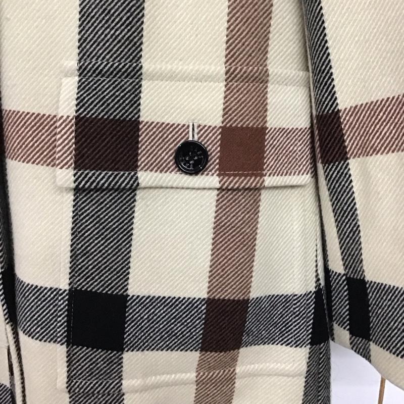 ダックス DAKS コート コート一般 ロングコート カラージャケット アウター チェック ベージュ / ベージュ /  レディース USED 古着 中古 10145117