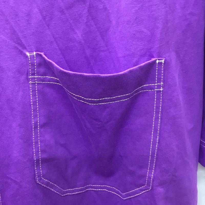 古着 USED ワンピース ロングスカート 6001878 配色ステッチオーバーサイズ長袖Tシャツワンピース L 無地 紫 / パープル /  レディース USED 古着 中古 10110791