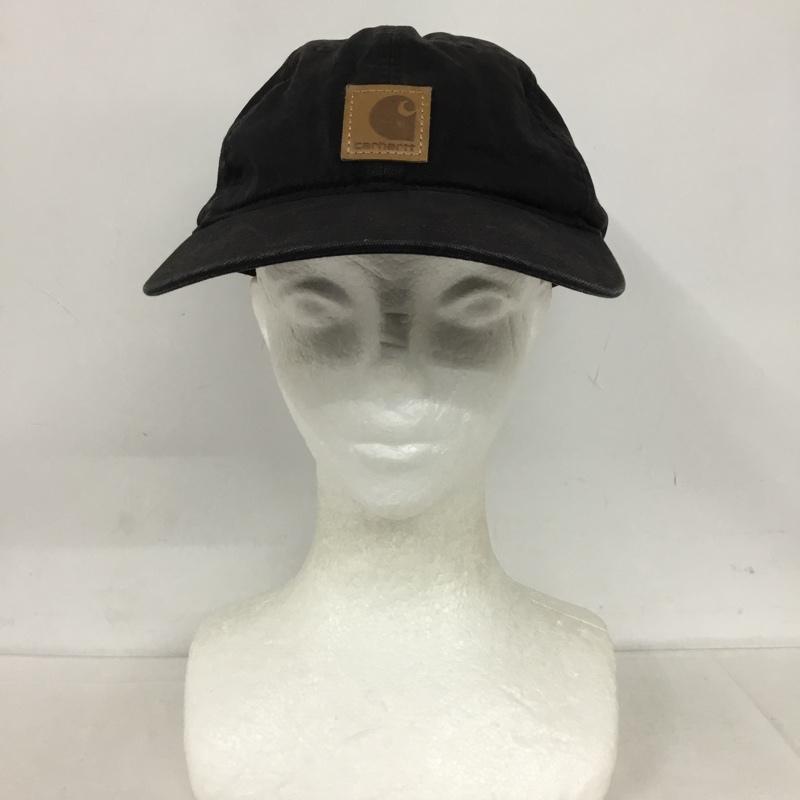カーハート Carhartt 帽子 キャップ AH0289-M Odessa Cap ロゴ、文字 黒 / ブラック /  メンズ USED 古着 中古 10129561