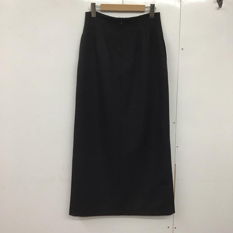 ユナイテッドアローズ UNITED ARROWS スカート ロングスカート 9124-673-0020 MARW 38 無地 黒 / ブラック /  レディース USED 古着 中古 10143744