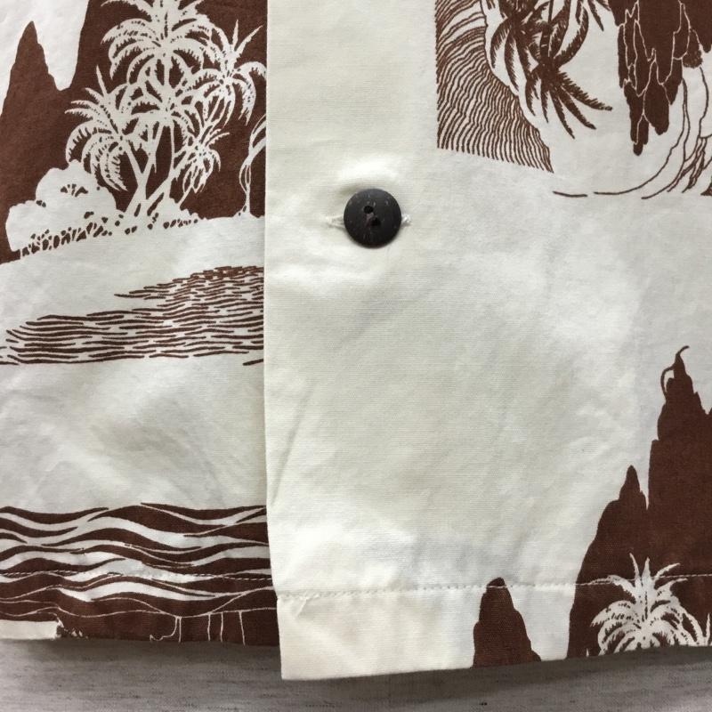 サンサーフ SUN SURF シャツ、ブラウス 半袖 アロハシャツ XS 総柄 アイボリー / アイボリー /  メンズ USED 古着 中古 10108693