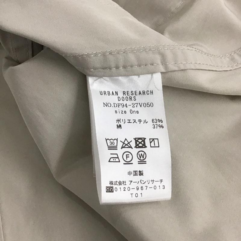 アーバンリサーチドアーズ URBAN RESEARCH DOORS ジャケット、上着 ジャケット、ブレザー DF94-27V050 FORK&SPOON フォークアンドスプーンマウンテンパーカー 無地 ベージュ / ベージュ /  レディース USED 古着 中古 10138095