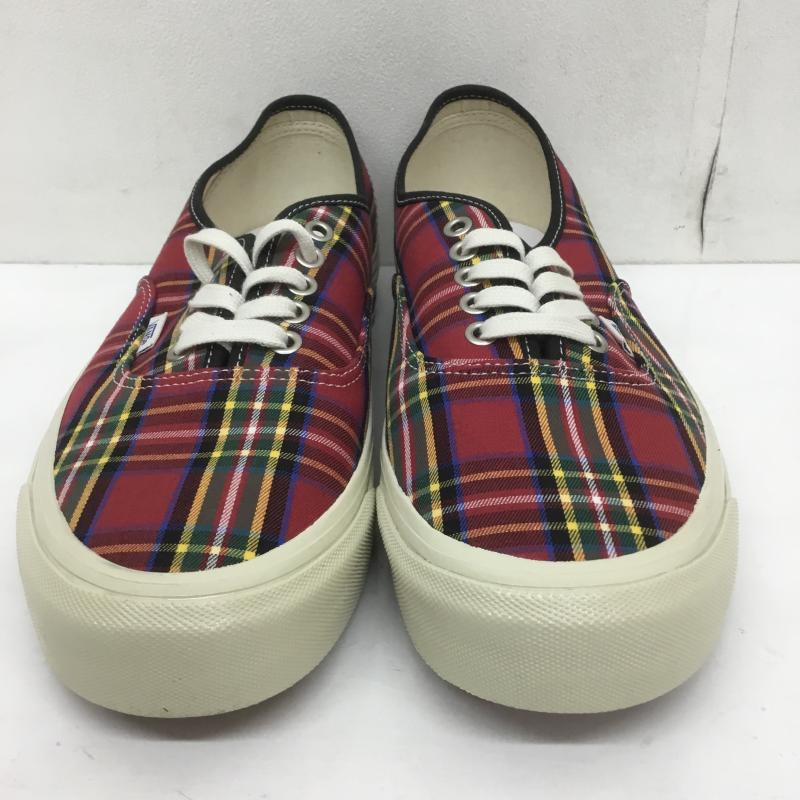 バンズ VANS スニーカー スニーカー VN0A5KX4RGR1 Authentic44D 28.5cm チェック 赤 / レッド /  メンズ USED 古着 中古 10109015