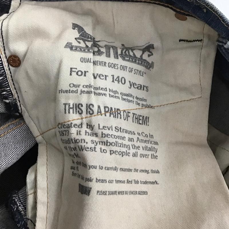 リーバイストラウスアンドコー Levi Strauss & co. パンツ デニム、ジーンズ デニムパンツ ワイドパンツ カジュアルパンツ ストレッチパンツ 34インチ 無地 インディゴ / インディゴ /  メンズ USED 古着 中古 10136581