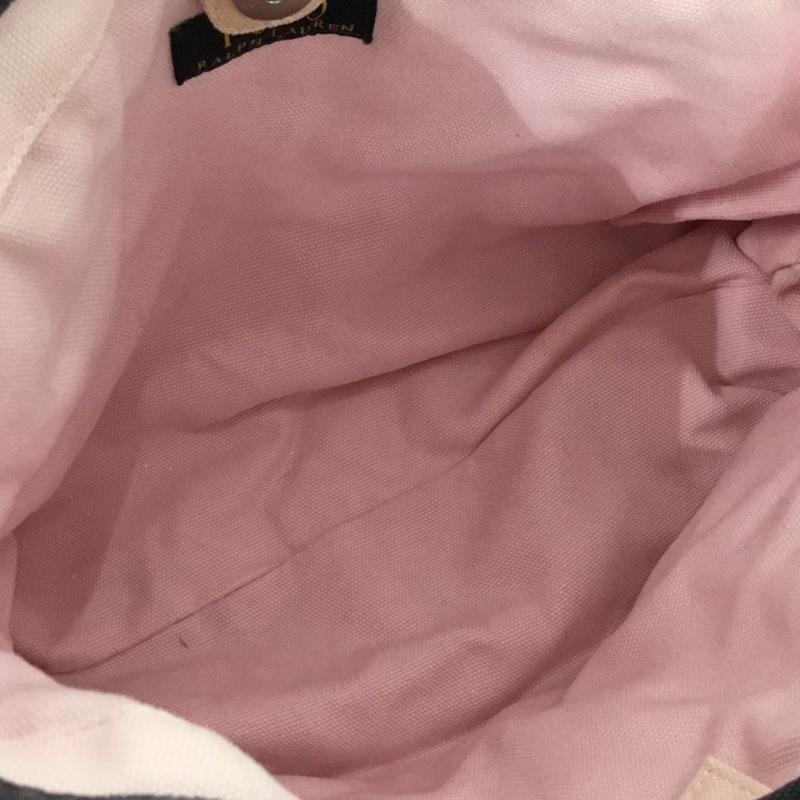 ポロラルフローレン POLO RALPH LAUREN トートバッグ トートバッグ ビッグポニー ワンポイント 紺 / ネイビー / X 桃 / ピンク /  メンズ USED 古着 中古 10128846