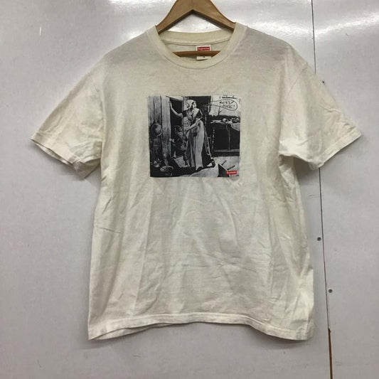 シュプリーム Supreme Tシャツ 半袖 Hiding from indians Tee Mike Kelley 18AW 18FW M プリント 白 / ホワイト /  メンズ USED 古着 中古 10144027