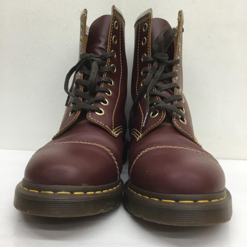 ドクターマーチン Dr.Martens ブーツ 一般 CAPPERS 8ホールブーツ US：11 ロゴ、文字 ボルドー / ボルドー /  メンズ USED 古着 中古 10108140