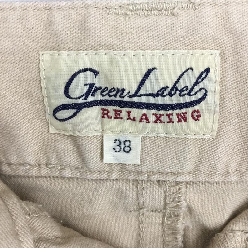 グリーンレーベルリラクシング green label relaxing スカート ミニスカート タイトスカート ミニスカート カジュアルスカート 38 無地 ベージュ / ベージュ /  レディース USED 古着 中古 10114296