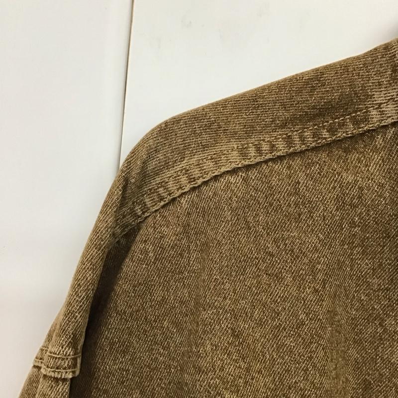ゲス Guess ジャケット、上着 ジャケット、ブレザー デニムジャケット Gジャン アウター カジュアルジャケット M 無地 茶 / ブラウン /  メンズ USED 古着 中古 10130364