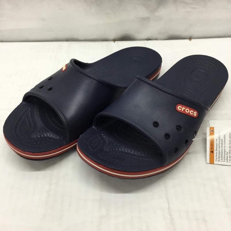 クロックス crocs サンダル サンダル クロックバンド スライド 26.5cm 無地 紺 / ネイビー /  メンズ USED 古着 中古 10119368