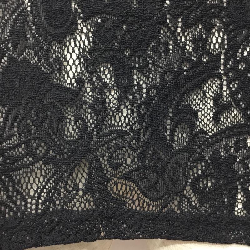 ハレ HARE カットソー 半袖 半袖カットソー プリントTシャツ クルーネックカットソー シースルーカットソー FREE 総柄 黒 / ブラック /  メンズ USED 古着 中古 10120124