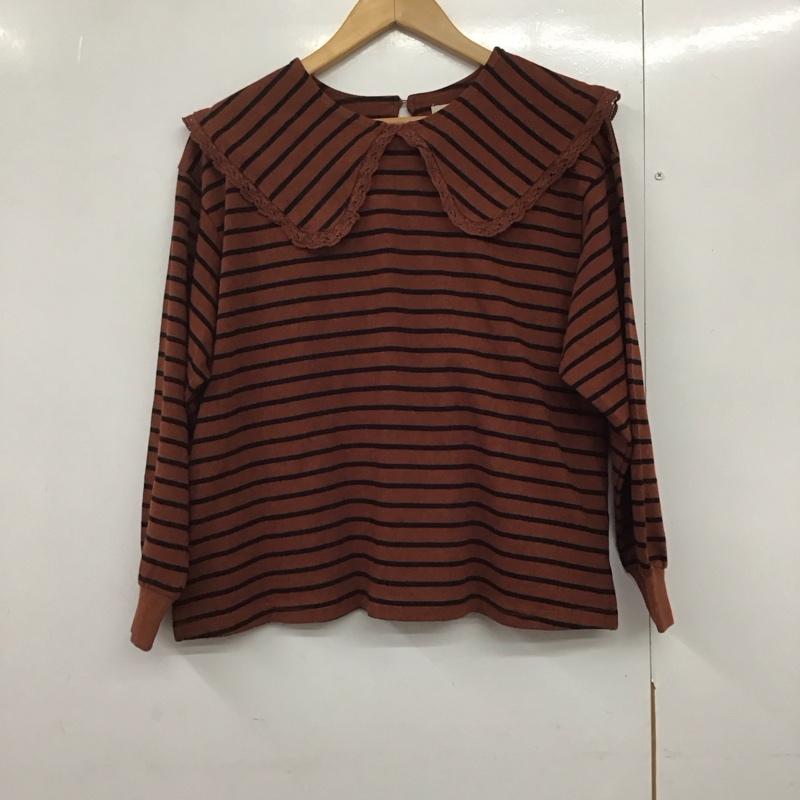 サマンサモスモス Samansa Mos2 カットソー 長袖 FREE ボーダー柄 マルチカラー / マルチカラー /  レディース USED 古着 中古 10142252