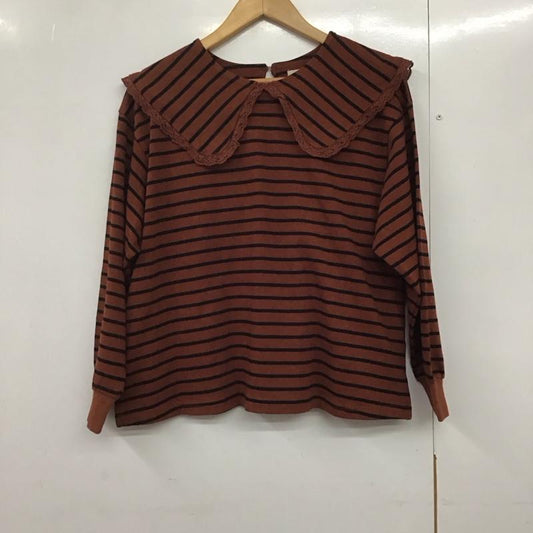 サマンサモスモス Samansa Mos2 カットソー 長袖 FREE ボーダー柄 マルチカラー / マルチカラー /  レディース USED 古着 中古 10142252