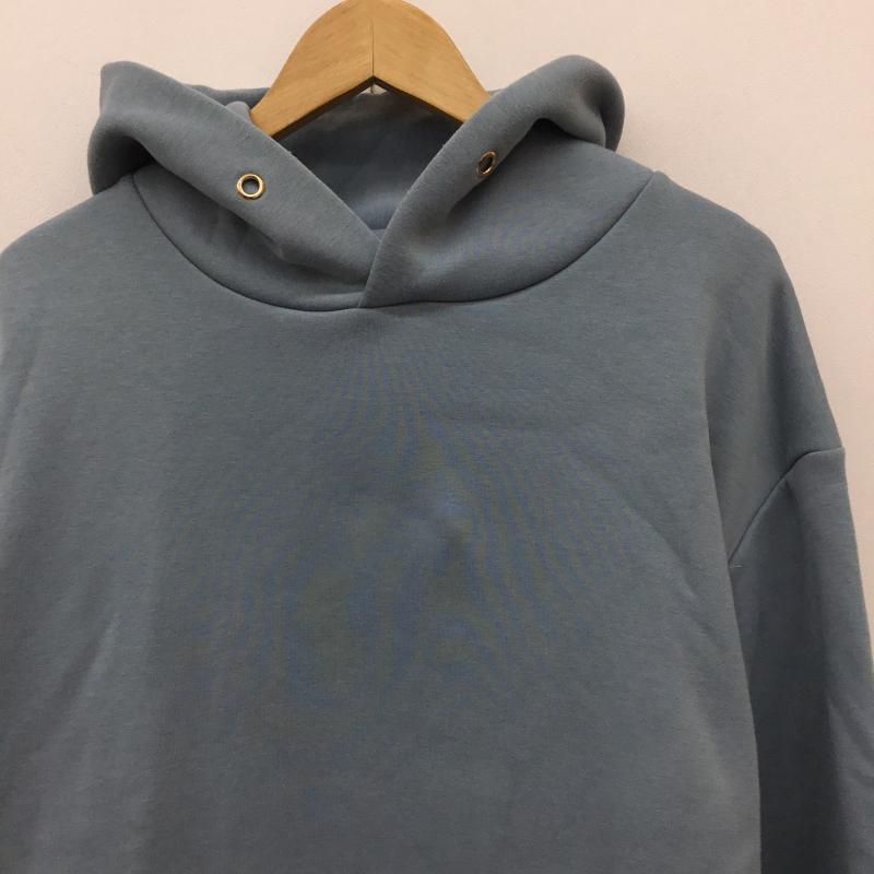 グローバルワーク GLOBAL WORK パーカー 長袖 M 無地 青 / ブルー /  レディース USED 古着 中古 10138266