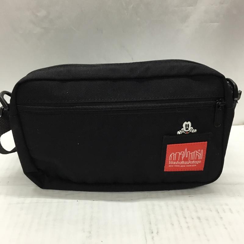 マンハッタンポーテージ Manhattan Portage ショルダーバッグ ショルダーバッグ Disney ミッキーマウス キャラクター 黒 / ブラック /  レディース USED 古着 中古 10107609