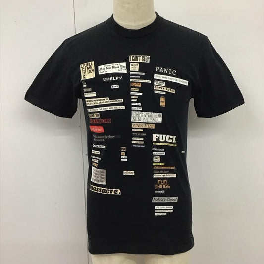 シュプリーム Supreme Tシャツ 半袖 18AW CutoutsTee 半袖カットソー プリントTシャツ S プリント 黒 / ブラック /  メンズ USED 古着 中古 10120029