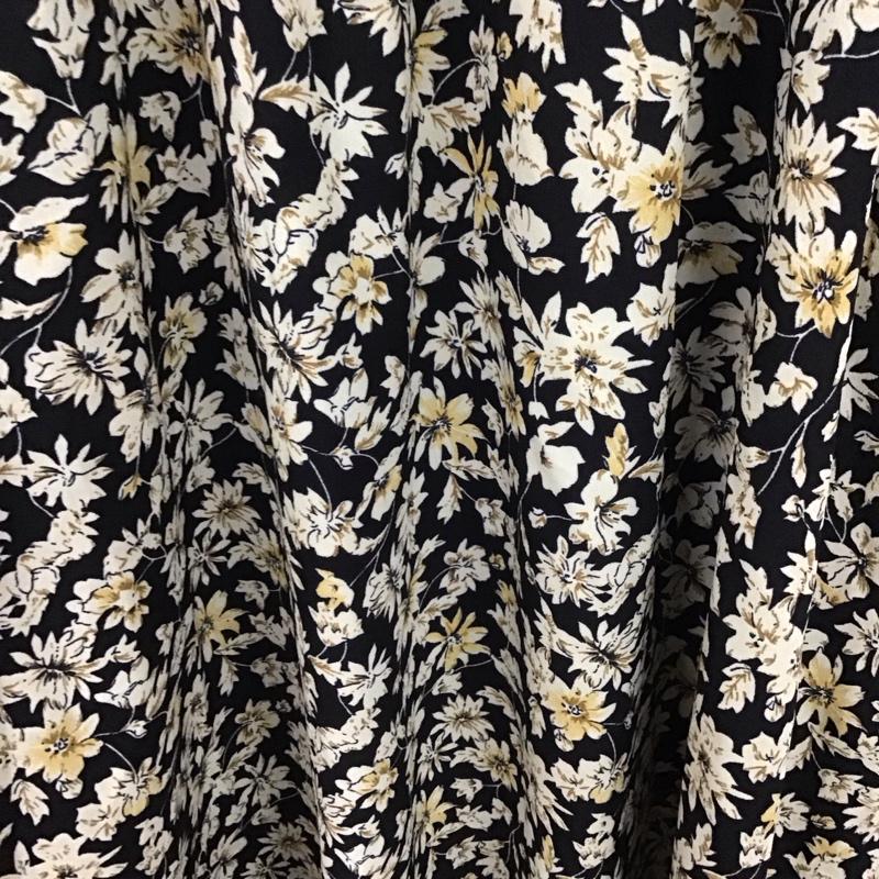イェッカヴェッカ YECCA VECCA ワンピース ロングスカート FREE 総柄 X 花柄 黒 / ブラック /  レディース USED 古着 中古 10128877