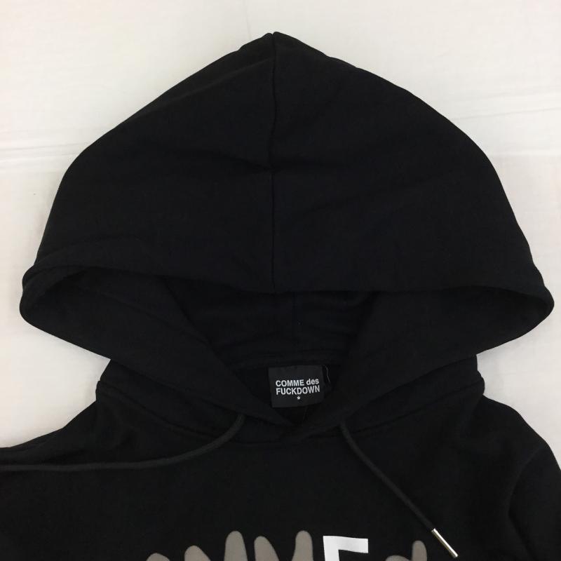 ＵＳフルギ US古着 パーカー 長袖 COMME des FUCKDOWN CDFU2542 XL プリント 黒 / ブラック /  メンズ USED 古着 中古 10143904