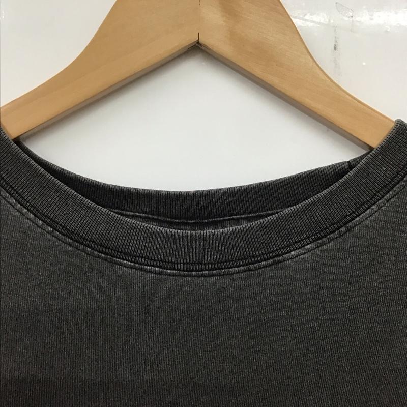 ワイルドシングス WILD THINGS Tシャツ 半袖 半袖カットソー プリントTシャツ クルーネックカットソー L ロゴ、文字 灰 / グレー /  メンズ USED 古着 中古 10133168