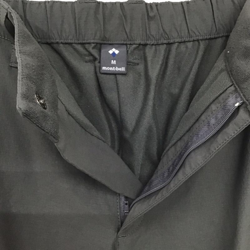 モンベル mont-bell パンツ ワークパンツ、ペインターパンツ スリムパンツ ストレッチパンツ カジュアルパンツ M ロゴ、文字 ダークグレー / ダークグレー /  メンズ USED 古着 中古 10148372