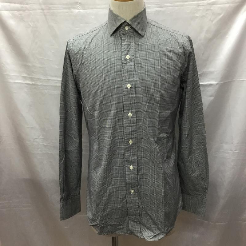 ポロバイラルフローレン Polo by RALPH LAUREN シャツ、ブラウス 長袖 長袖シャツ カラーシャツ 長袖カットソー チェックシャツ チェック 白 / ホワイト / X 黒 / ブラック /  メンズ USED 古着 中古 10116117