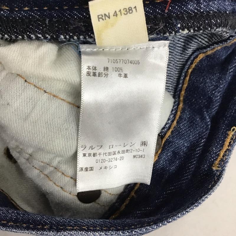 ポロラルフローレン POLO RALPH LAUREN パンツ デニム、ジーンズ デニムパンツ スリムパンツ カジュアルパンツ ストレッチパンツ 30インチ 無地 インディゴ / インディゴ /  メンズ USED 古着 中古 10143378