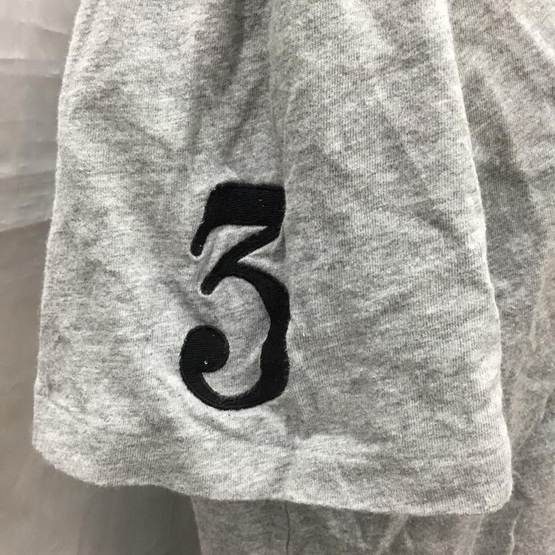 ポロラルフローレン POLO RALPH LAUREN Tシャツ 半袖 半袖カットソー プリントTシャツ クルーネックカットソー M ロゴ、文字 灰 / グレー /  メンズ USED 古着 中古 10116124