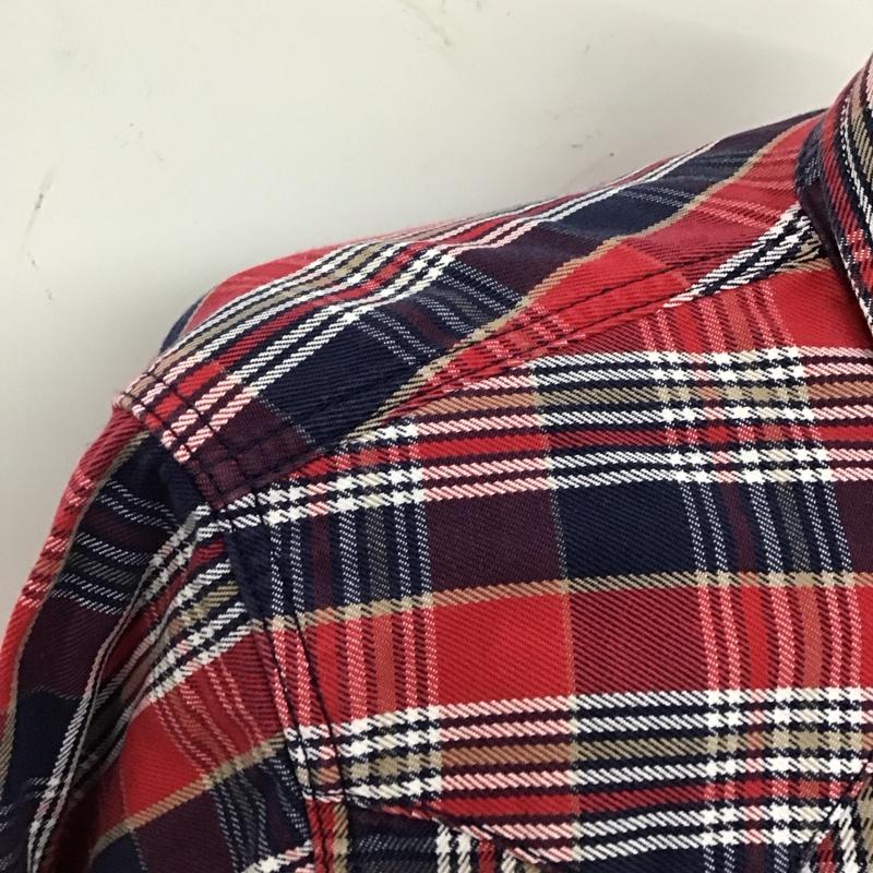 リーバイス Levi s シャツ、ブラウス 長袖 L チェック マルチカラー / マルチカラー /  メンズ USED 古着 中古 10123359