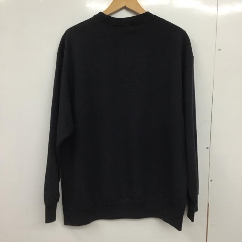 フルーツオブザルーム FRUIT OF THE LOOM トレーナー 長袖 長袖 L プリント ダークグレー / ダークグレー /  メンズ USED 古着 中古 10148980