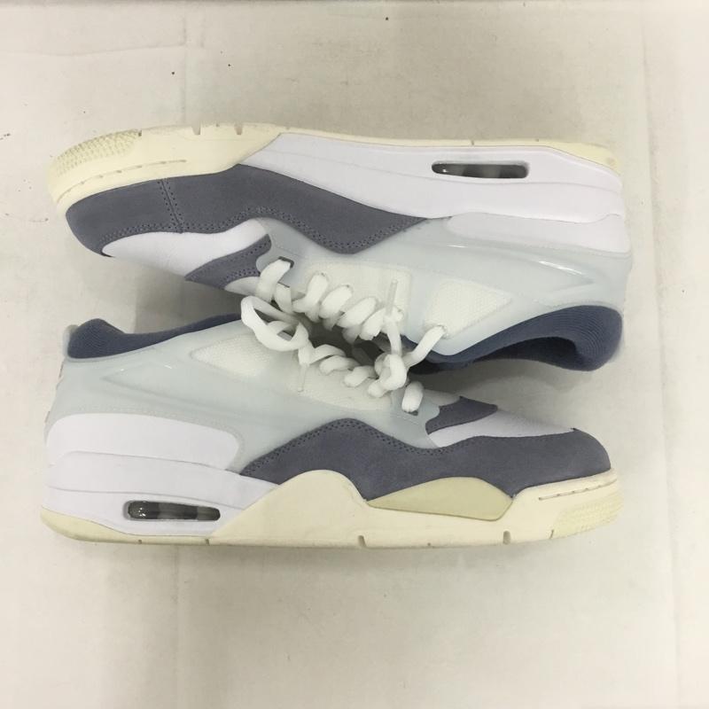 ナイキ NIKE スニーカー スニーカー FQ7939-101 AIR JORDAN 4 RM 29cm 箱有 29.0cm ロゴ、文字 白 / ホワイト / X 灰 / グレー / X 水色 / ライトブルー /  メンズ USED 古着 中古 10137888