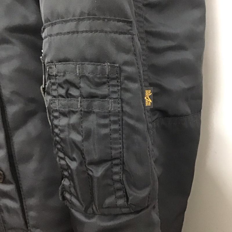 アルファインダストリー Alpha Industries ジャケット、上着 ジャンパー、ブルゾン XL 無地 黒 / ブラック /  メンズ USED 古着 中古 10110425