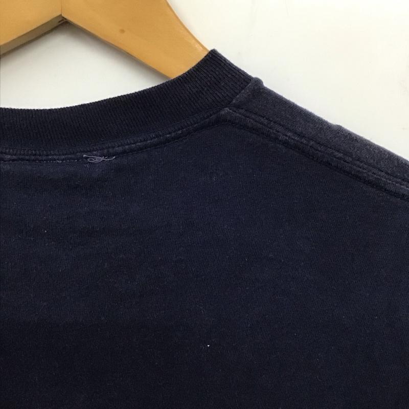古着 USED Tシャツ 半袖 半袖カットソー プリントTシャツ クルーネックカットソー M プリント 紺 / ネイビー /  メンズ USED 古着 中古 10132418