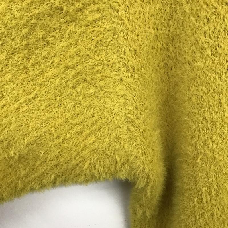 メランクルージュ Melan Cleuge カーディガン 長袖 L 無地 黄 / イエロー /  メンズ USED 古着 中古 10131051