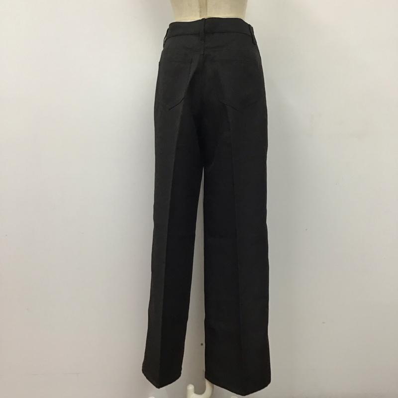 スライ SLY ボトムス ボトムス 030FAY11-4760 ストレートパンツ 2 無地 黒 / ブラック /  レディース USED 古着 中古 10120142