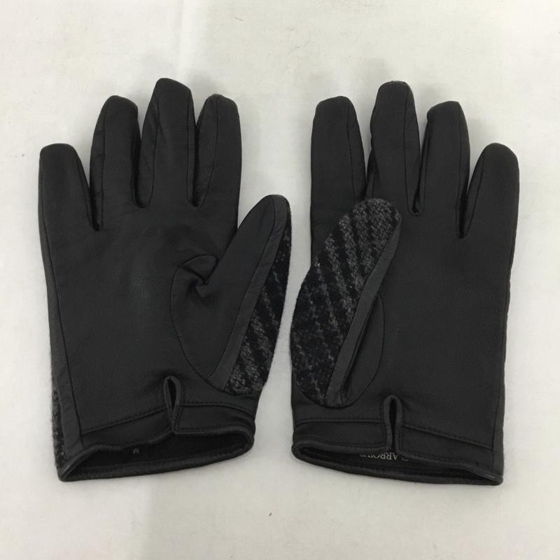 ユナイテッドアローズ UNITED ARROWS ファッション小物 手袋 チェック 黒 / ブラック /  メンズ USED 古着 中古 10146485